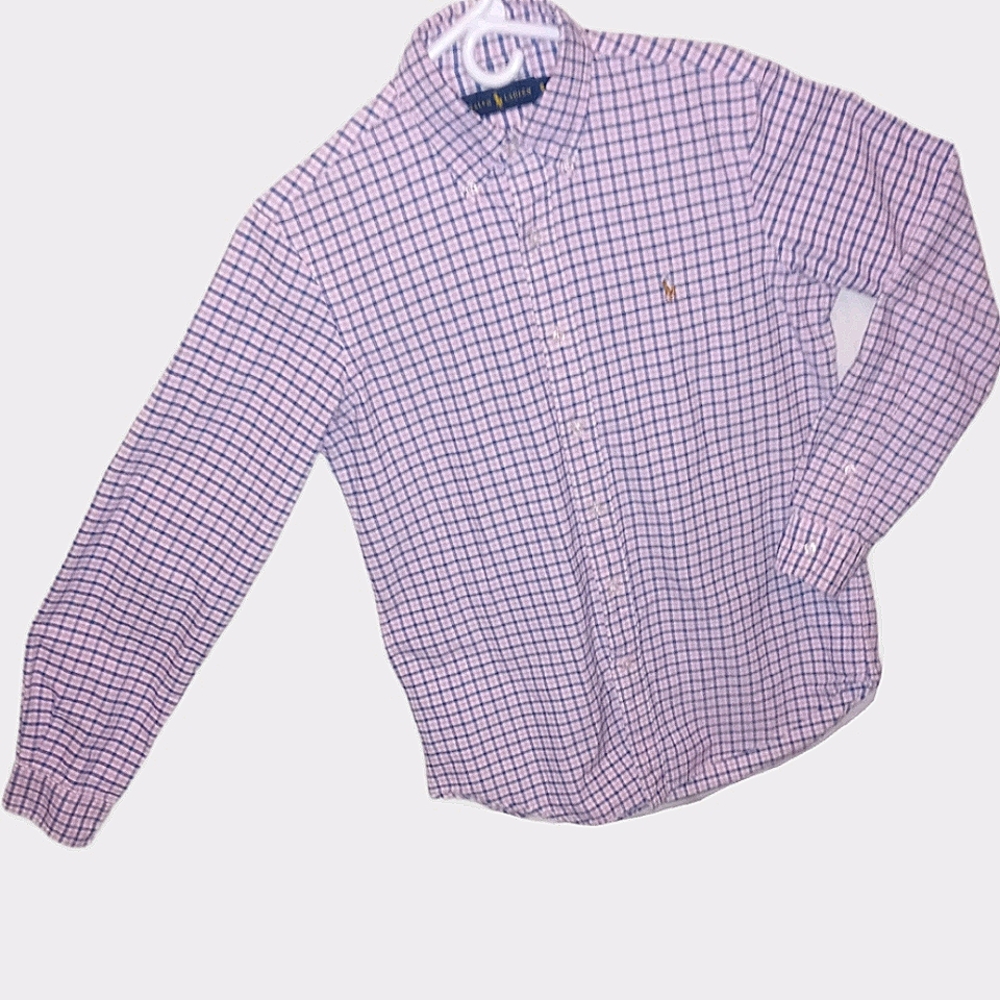 Ralph Lauren Pink/blue  button up